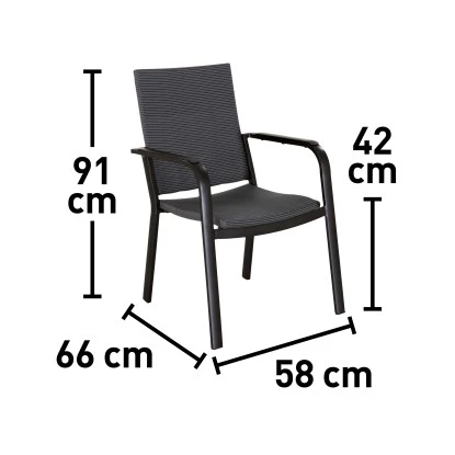 Stapelstuhl Pacora II aus Textilen Stapelstuhl Pacora II Aus Textilen -Gartengerätegeschäft 048124970805 VM01 091020 L