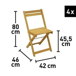 Balkonset Managua FSC® Teakoptik 5-teilig -Gartengerätegeschäft 048126609062 VM01 061020 L