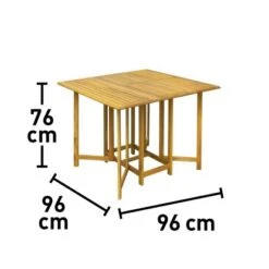 Balkonset Managua FSC® Teakoptik 5-teilig -Gartengerätegeschäft 048126609062 VM02 061020 L
