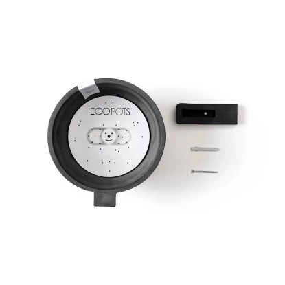 Ecopots Pflanztopf Amsterdam Wall Dunkelgrau 20 cm x 17,5 cm Ecopots Pflanztopf Amsterdam Wall Dunkelgrau 20 Cm X 17,5 Cm -Gartengerätegeschäft 0 AmsterdamWallDarkGrey 20