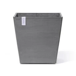 Ecopots Pflanztopf Rotterdam Rollen Grau 49,7 Cm X 50 Cm
