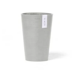 Ecopots Vase Pisa Weißgrau 21 Cm X 30 Cm