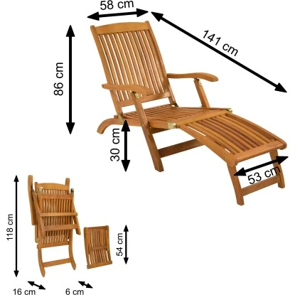 indoba® Deck Chair Sun Flair FSC® Indoba® Deck Chair Sun Flair FSC® -Gartengerätegeschäft 105209 11001300 16