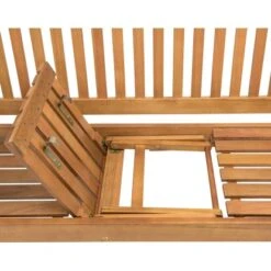 Indoba® Gartenbank 3-Sitzer Mit Klapptisch Sun Flair FSC® -Gartengerätegeschäft 105212 11001300 12