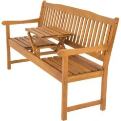 Indoba® Gartenbank 3-Sitzer Mit Klapptisch Sun Flair FSC® -Gartengerätegeschäft 105212 11001300 5