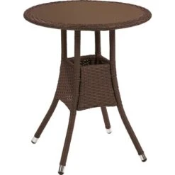 Gartentisch Davenport II Rund Ø 60 Cm In Braun