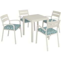 Stapelstuhl Prata Mit Sitzkissen 83 Cm X 56 Cm X 61 Cm -Gartengerätegeschäft 126613403 S02 310820 RET01