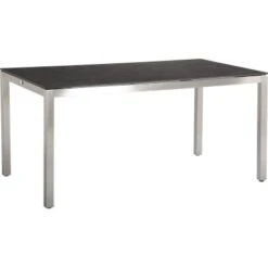 Tisch Marbella 160 Cm X 90 Cm Edelstahl/Ardesia