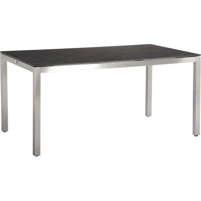 Tisch Marbella 160 cm x 90 cm Edelstahl/Ardesia Tisch Marbella 160 Cm X 90 Cm Edelstahl/Ardesia -Gartengerätegeschäft 132459 3271 1 1