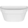 Elho Blumentopf Loft Urban Wandhängetopf 40 Cm X 19 Cm Weiß