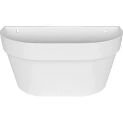 Elho Blumentopf Loft Urban Wandhängetopf 40 Cm X 19 Cm Weiß