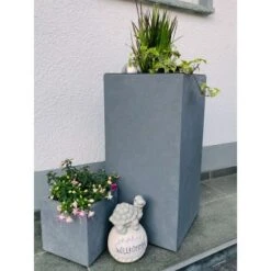 Pflanzwerk® Pflanzkübel Tower 50 Cm X 23 Cm X 23 Cm Grau 5 Pflanzwerk® Pflanzkübel Tower 50 Cm X 23 Cm X 23 Cm Grau -Gartengerätegeschäft 145648 11001500 6