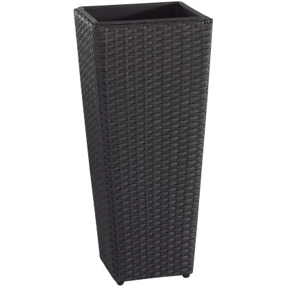 Gartenfreude Pflanzkübel Polyrattan konisch 28 cm x 28 cm Anthrazit Gartenfreude Pflanzkübel Polyrattan Konisch 28 Cm X 28 Cm Anthrazit -Gartengerätegeschäft 159770 4655