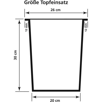 Gartenfreude Pflanzkübel Polyrattan konisch 28 cm x 28 cm Anthrazit Gartenfreude Pflanzkübel Polyrattan Konisch 28 Cm X 28 Cm Anthrazit -Gartengerätegeschäft 159770 4655 pt02