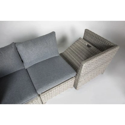 Lounge-Eckteil Links Springside Polyrattan Naturgrau Lounge-Eckteil Links Springside Polyrattan Naturgrau -Gartengerätegeschäft 209199 mps9 1