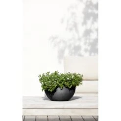 Ecopots Pflanztopf Brussels Dunkelgrau 30 Cm X 14 Cm -Gartengerätegeschäft 2100 Brussels30DarkGrey 90