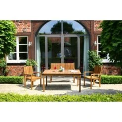 Siena Garden Ausziehtisch Falun Beige 150/175/200 Cm X 100 Cm X 74 Cm FSC® -Gartengerätegeschäft 2132967 120567 3