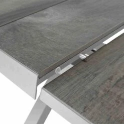 Siena Garden Sincro Ausziehtisch 200-260 Cm X 100 Cm X 77 Cm Weiß-Grau -Gartengerätegeschäft 224782 1346 CU 2