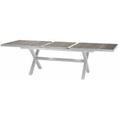 Siena Garden Sincro Ausziehtisch 200-260 Cm X 100 Cm X 77 Cm Weiß-Grau -Gartengerätegeschäft 224782 1346 S 4