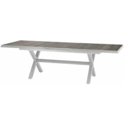 Siena Garden Sincro Ausziehtisch 200-260 Cm X 100 Cm X 77 Cm Weiß-Grau -Gartengerätegeschäft 224782 1346 S 5