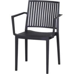 Siena Garden Lane Stapelsessel 56 Cm X 57 Cm X 80 Cm Anthrazit