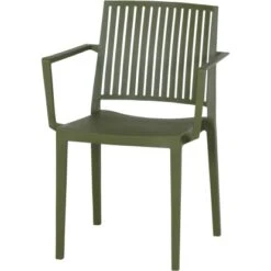 Siena Garden Lane Stapelsessel 56 Cm X 57 Cm X 80 Cm Olive