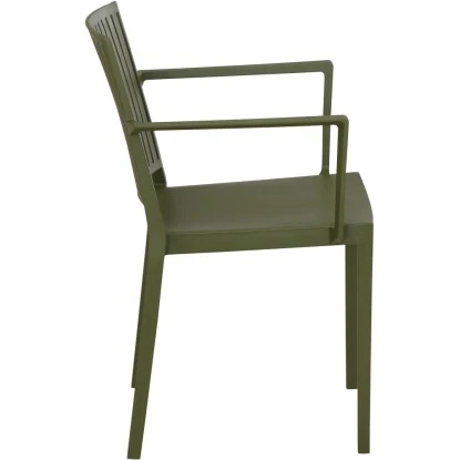 Siena Garden Lane Stapelsessel 56 cm x 57 cm x 80 cm Olive Siena Garden Lane Stapelsessel 56 Cm X 57 Cm X 80 Cm Olive -Gartengerätegeschäft 251911 1346 S 8