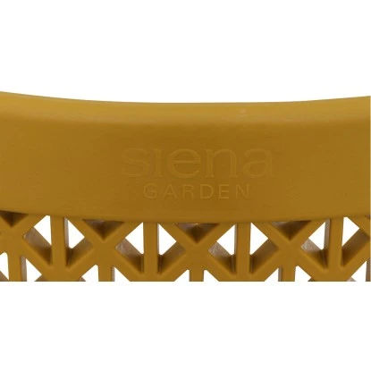 Siena Garden District Stapelsessel 50 cm x 60 cm x 81 cm Mustard Siena Garden District Stapelsessel 50 Cm X 60 Cm X 81 Cm Mustard -Gartengerätegeschäft 252005 1346 CU 1