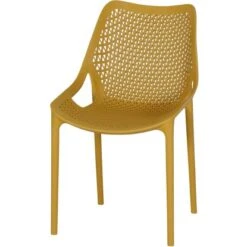 Siena Garden District Stapelsessel 50 Cm X 60 Cm X 81 Cm Mustard