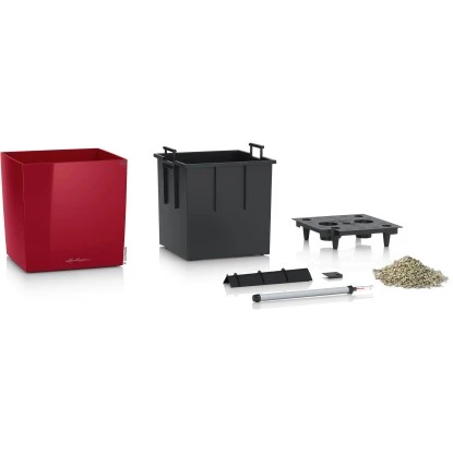 Lechuza Pflanzgefäß Cube Premium 30 cm x 30 cm Scarlet Rot hochglanz Lechuza Pflanzgefäß Cube Premium 30 Cm X 30 Cm Scarlet Rot Hochglanz -Gartengerätegeschäft 261570 4186 2