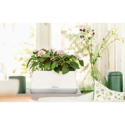 Lechuza Pflanzgefäß Yula Pflanztasche 38 cm x 17 cm x 33 cm Weiß-Grau Lechuza Pflanzgefäß Yula Pflanztasche 38 Cm X 17 Cm X 33 Cm Weiß-Grau -Gartengerätegeschäft 262795 4186 4