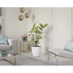 Artevasi Übertopf San Remomit Rollen Ø 30 Cm Weiß -Gartengerätegeschäft 2629 SANREMOGLNZEND 2629 4