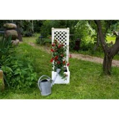 KHW Pflanzkasten Klein Mit Spalier Weiß -Gartengerätegeschäft 2749075 4164 10