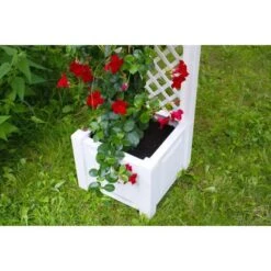 KHW Pflanzkasten Klein Mit Spalier Weiß -Gartengerätegeschäft 2749075 4164 6