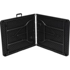 Perel Klapptisch Polyrattan-Optik 180 Cm X 75 Cm Schwarz -Gartengerätegeschäft 288301 1717 8