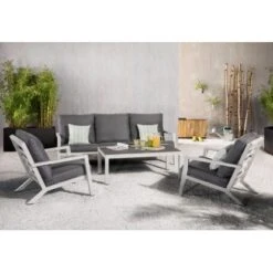 Siena Garden Lounge-Sessel Belia Weiß Inkl. Kissen -Gartengerätegeschäft 308483 mps7 04