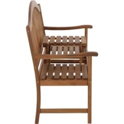 Siena Garden Pisa 3-Sitzer Bank Geölt Gestell Akazienholz FSC® -Gartengerätegeschäft 316656 L19597 5