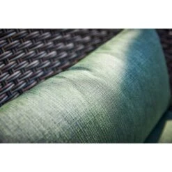 Balkonmöbel-Set Aliceville 3-teilig Polyrattan Grün-Grau -Gartengerätegeschäft 3952942