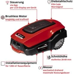 Einhell Mähroboter Freelexo 1200 LCD BT 2 Einhell Mähroboter Freelexo 1200 LCD BT -Gartengerätegeschäft 4006825653441 2171 03