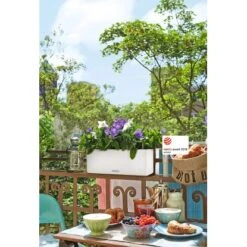 Lechuza Pflanz-Starterset Cube Color Triple 15 X 15 X 40,5 Cm Weiß -Gartengerätegeschäft 4008789136794 4186 AB 04