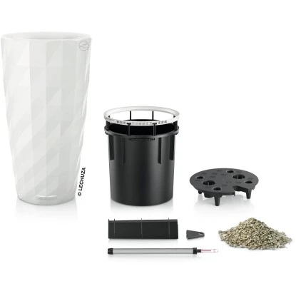 Lechuza Pflanzsäule Diamante Premium Weiß Hochglanz Ø 40cm m. Bewässerungssystem Lechuza Pflanzsäule Diamante Premium Weiß Hochglanz Ø 40cm M. Bewässerungssystem -Gartengerätegeschäft 4008789157003 4186 02
