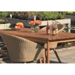 Acamp Set 4x Armsessel Atacama Teak -Gartengerätegeschäft 4013556401357 3217 08