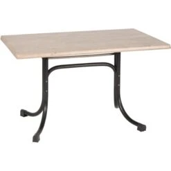 Acamp Tisch Boulevard 120 Cm X 80 Cm Anthrazit-Driftwood