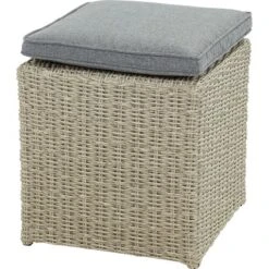 Lounge-Set Mit Esstisch Vermont 5-teilig Polyrattan Links Cloud Fossil -Gartengerätegeschäft 4048124987087 S01 180917