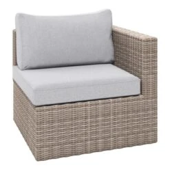 Balkonmöbel-Set Olea Mini 5-teilig Polyrattan Hellgrau -Gartengerätegeschäft 4048124995341 S 04