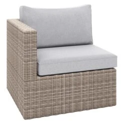 Balkonmöbel-Set Olea Mini 5-teilig Polyrattan Hellgrau -Gartengerätegeschäft 4048124995341 S 05