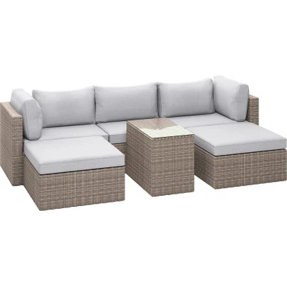Lounge-Sessel Olea aus Polyrattan Sand Lounge-Sessel Olea Aus Polyrattan Sand -Gartengerätegeschäft 4048124998502 S02 070819