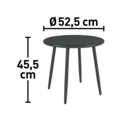 Balkonset Boonara Anthrazit 3-teilig -Gartengerätegeschäft 4048126607075 VM02 160920