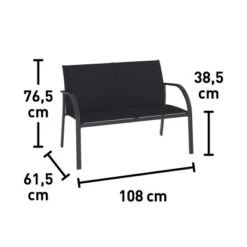 Lounge-Set Torreon 4-teilig Textilbespannung Anthrazit 4 Lounge-Set Torreon 4-teilig Textilbespannung Anthrazit -Gartengerätegeschäft 4048126608126 VM01 091020