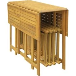 Balkonset Managua FSC® Teakoptik 5-teilig -Gartengerätegeschäft 4048126609062 S02 220920 L